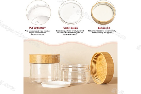 Bamboo Lid PET Storage Jar 7