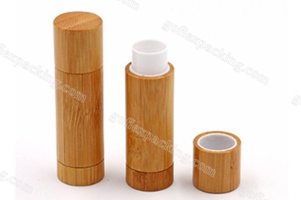 Bamboo lip balm tube 1