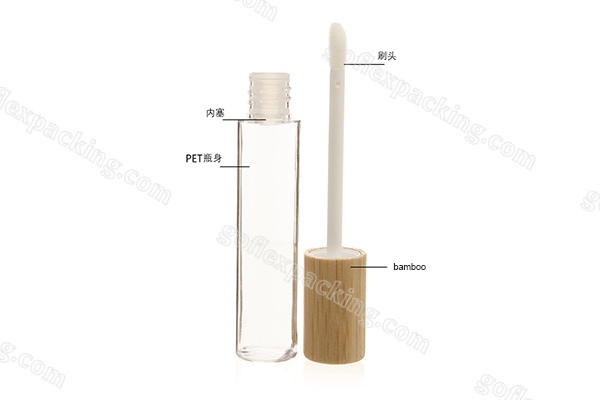 Bamboo lip gloss tube 6