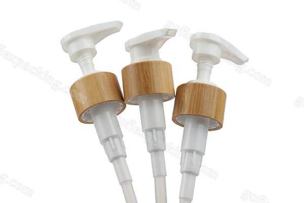 Press Bamboo Lotion Pump 4